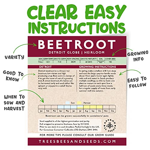 Thumbnail 7 de Vegetable Seeds Kit for Planting – 15 Heirloom Varieties, UK Sourced, Easy to Grow