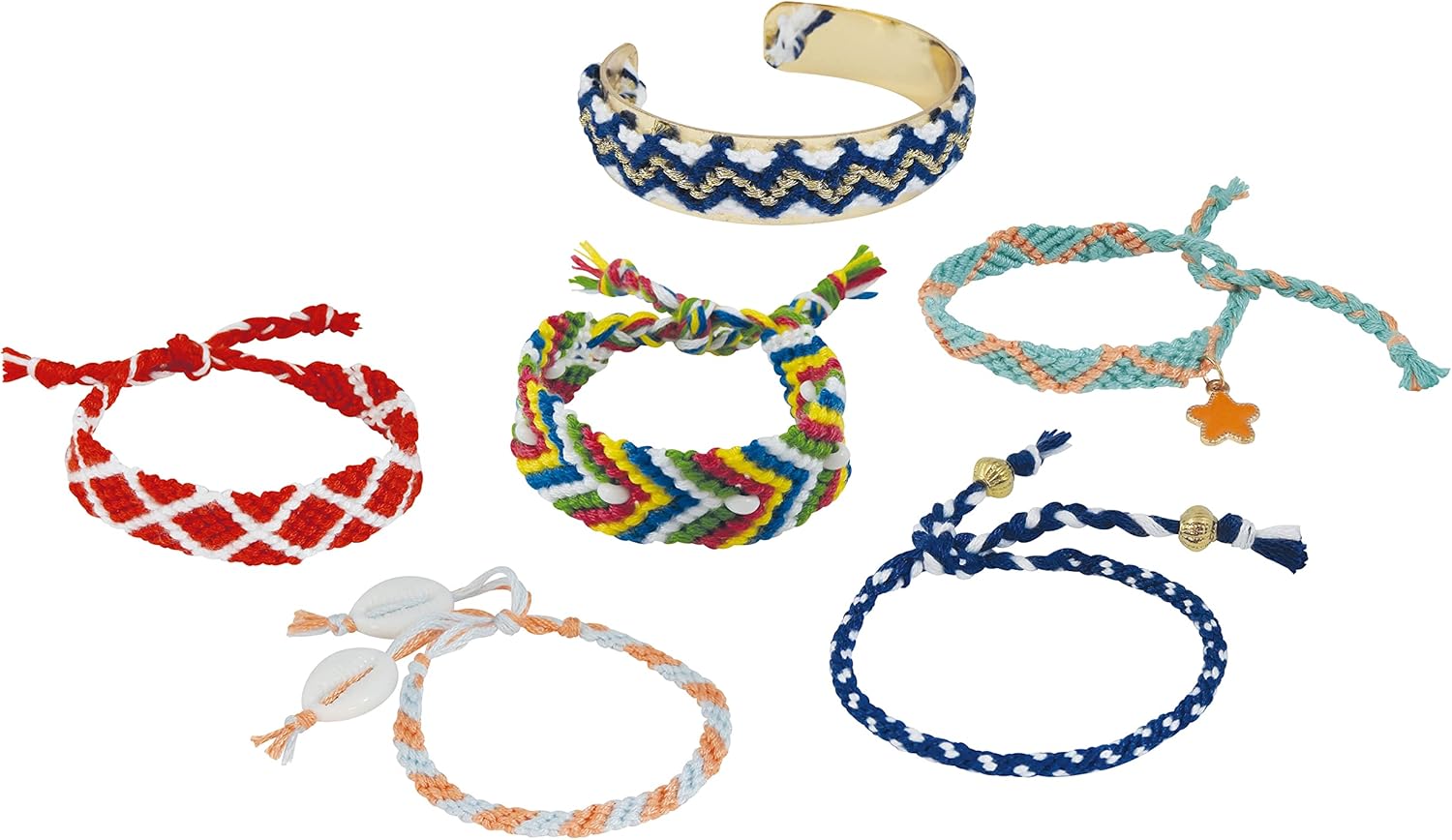 Thumbnail 1 de Buki BE402 Bracelets d'amitié deluxe – kit complet pour créer 15 bracelets
