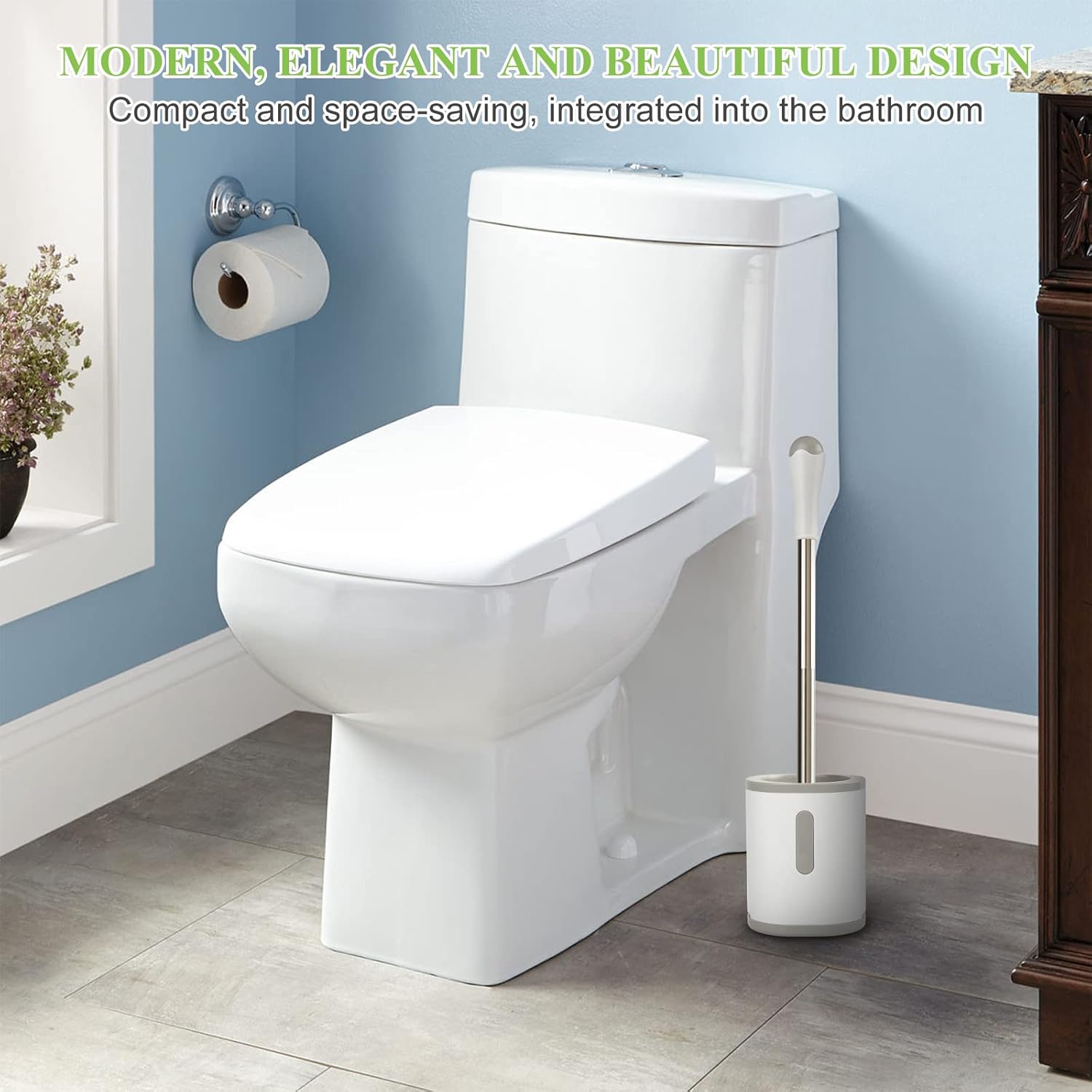 Thumbnail 4 de AONEZ Compact Toilet Brush 5.1" 🧽