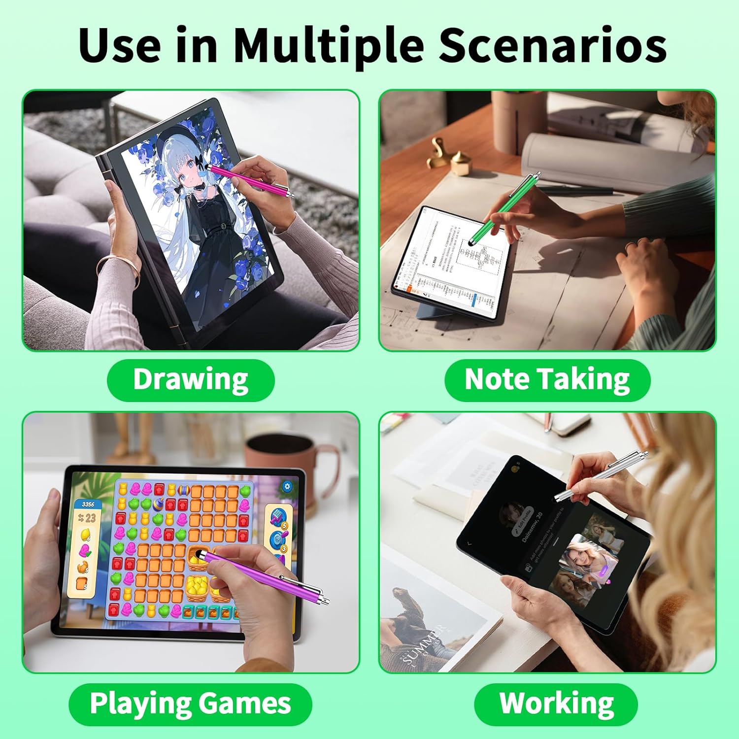 Thumbnail 6 de YITIAOXIAOYU 20-Pack Stylus Pens for Touchscreens