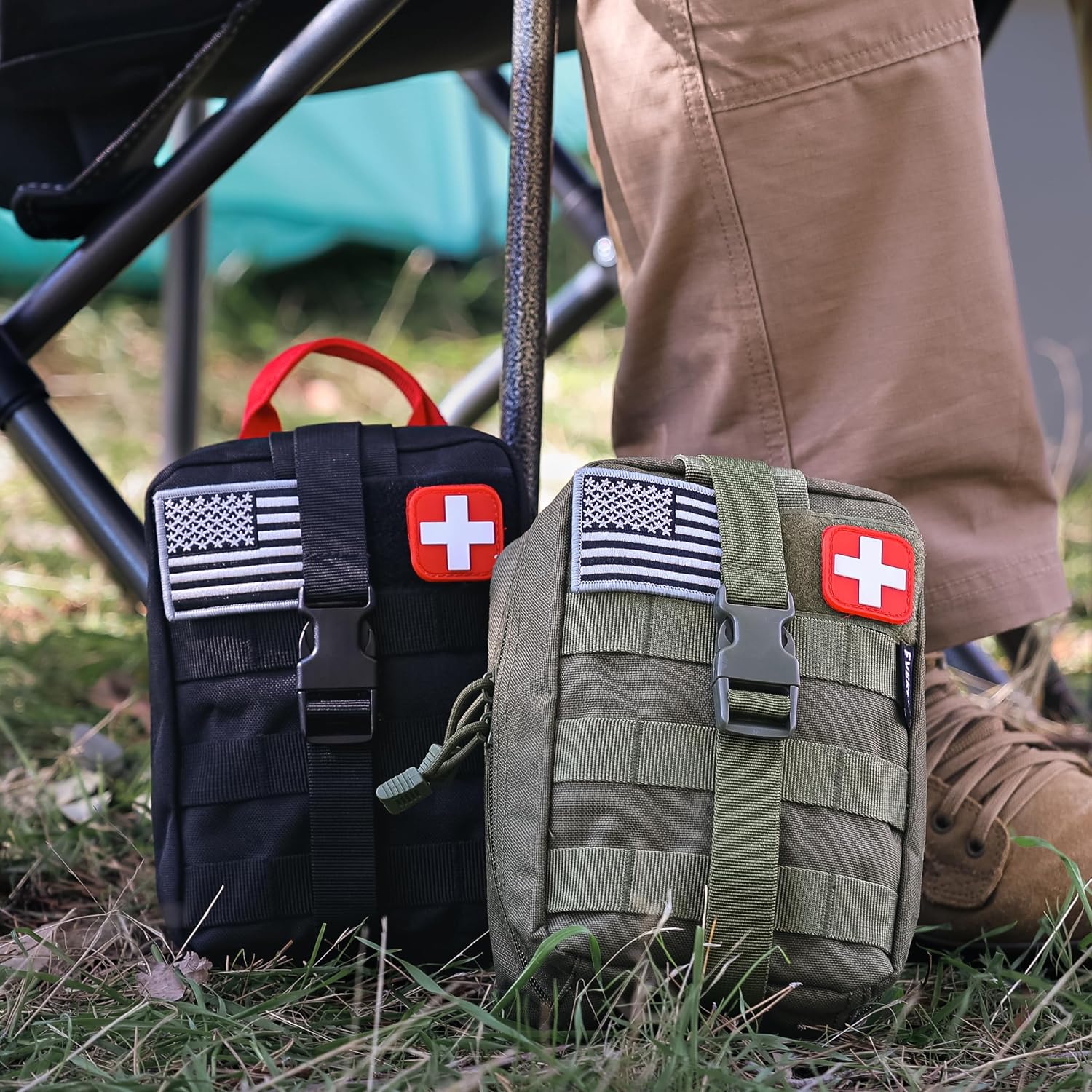 Detalle 2 de EVERLIT Emergency Trauma Kit with CAT GEN-7 Tourniquet, 36-Inch Splint, Black