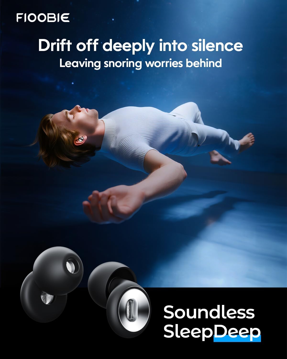 Detalle 2 de 2026 Fioobie Ear Plugs for Sleep Pro-46dB Noise Reduction with Pro AcousticWave Filter