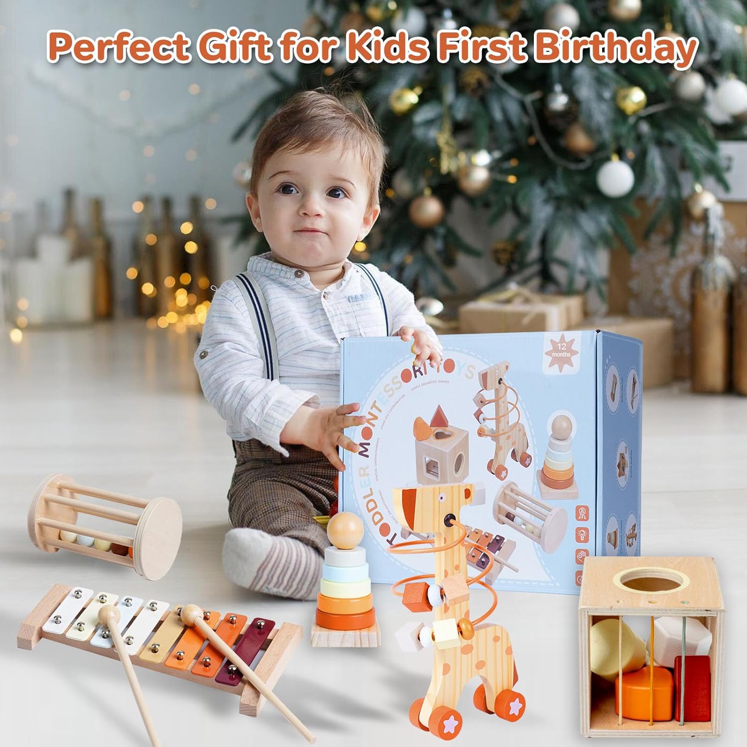Thumbnail 6 de Smartwo Wooden Montessori 5-in-1 Toy Set 🎲