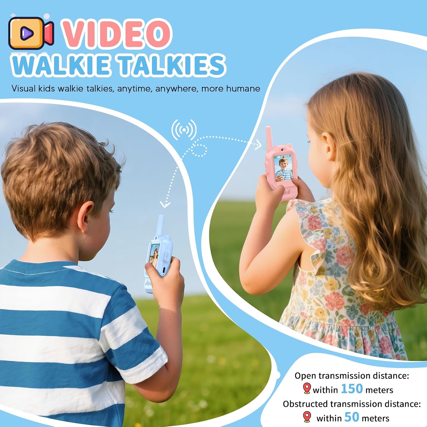Detalle de Video Walkie Talkies for Kids 150 m range