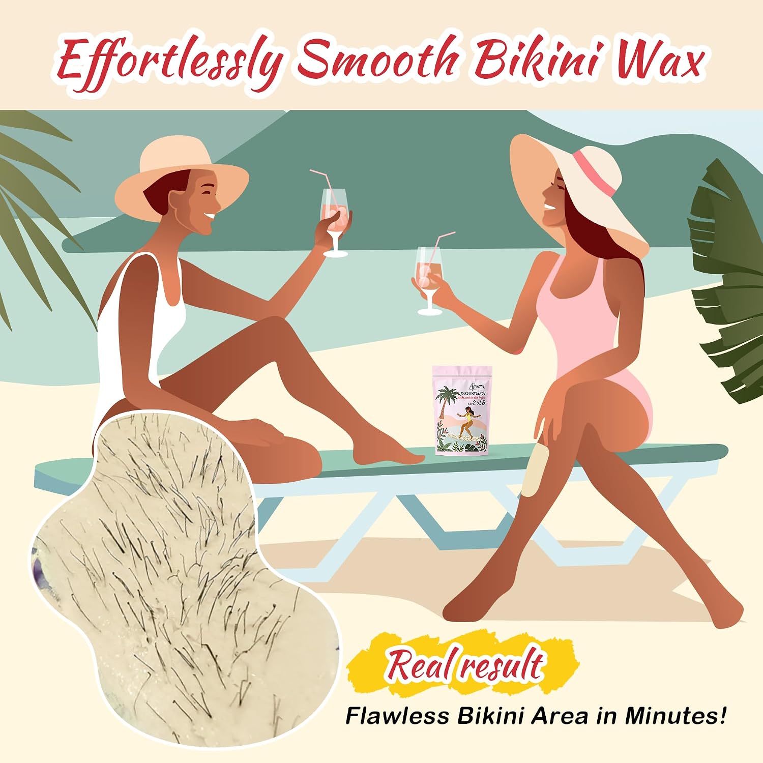 Thumbnail 3 de Ajoura 2.5 lb Wax Beads – Premium Hard Wax for Sensitive Skin