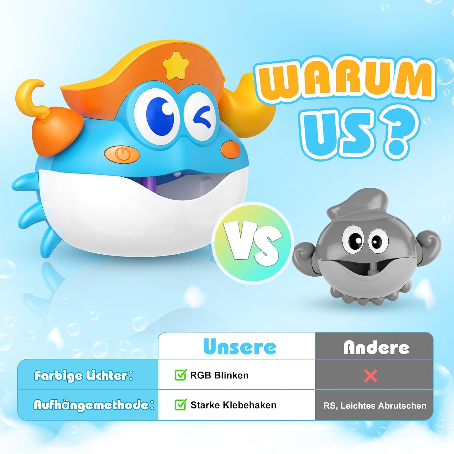 Thumbnail 3 de iKidiki Seifenblasen Badekrabbe