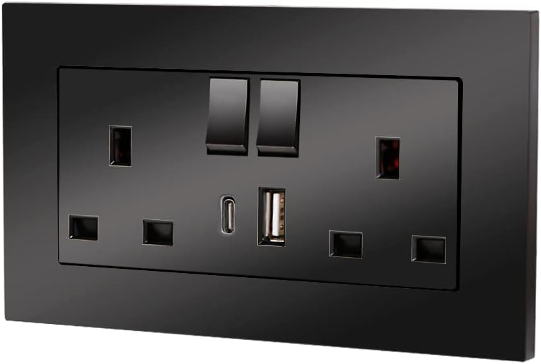Thumbnail 6 de CNBINGO Double Switched Power Socket 13A