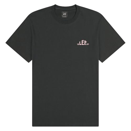 Detalle de Lee Regular Logo tee camiseta algodón 100% negro