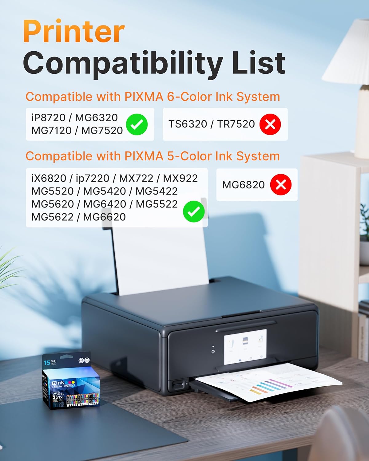 Detalle de E-Z Ink Ink Cartridge 12-Pack