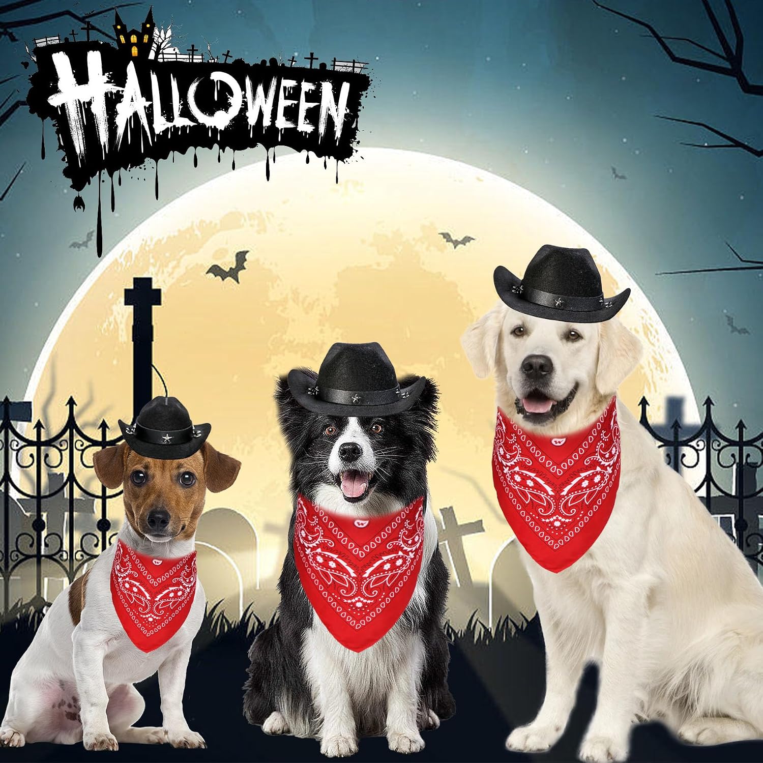 Detalle de GOYOSWA Dog Cowboy Costume Large