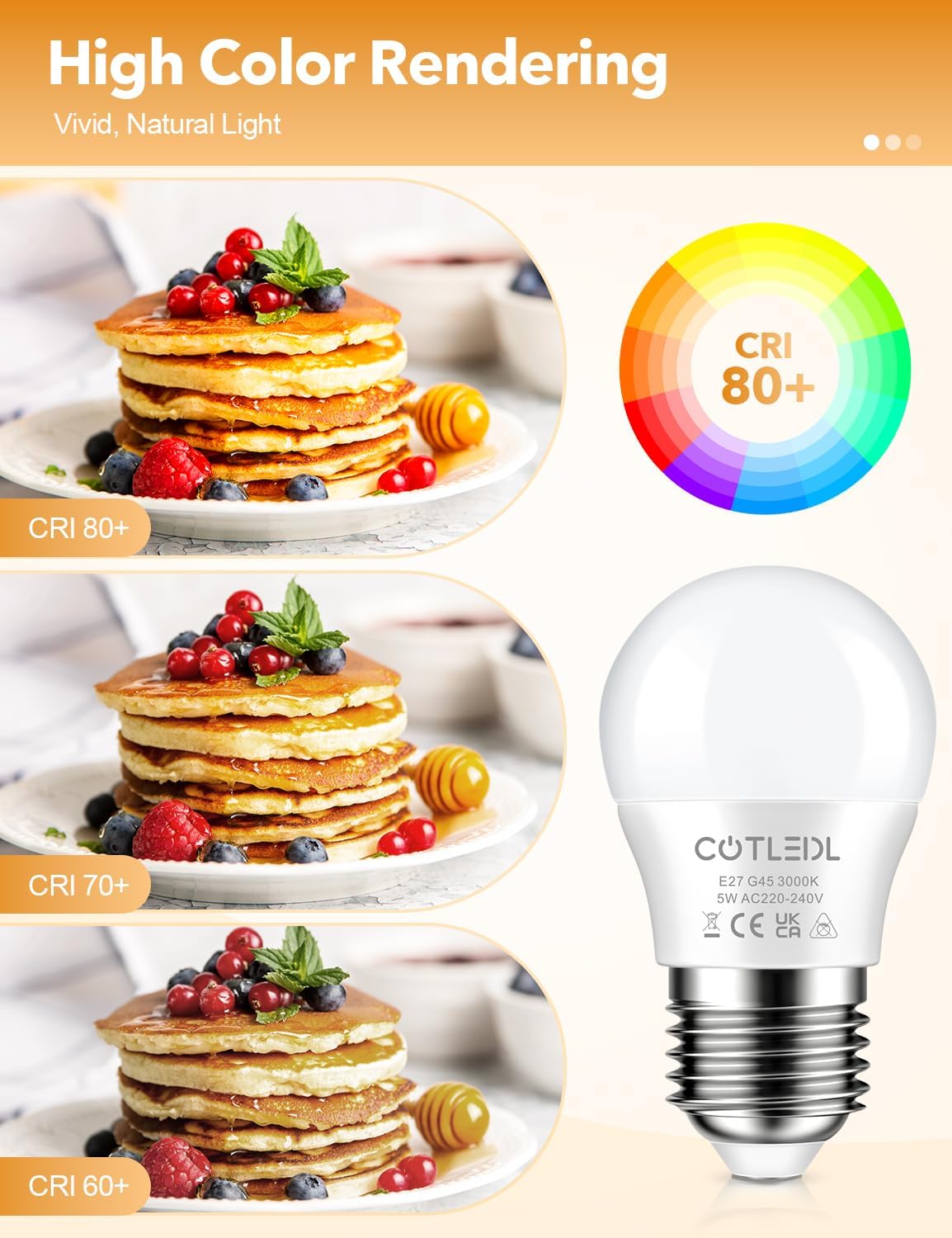 Thumbnail 6 de COTLEDL E27 5W LED Bulb 3000K 500LM