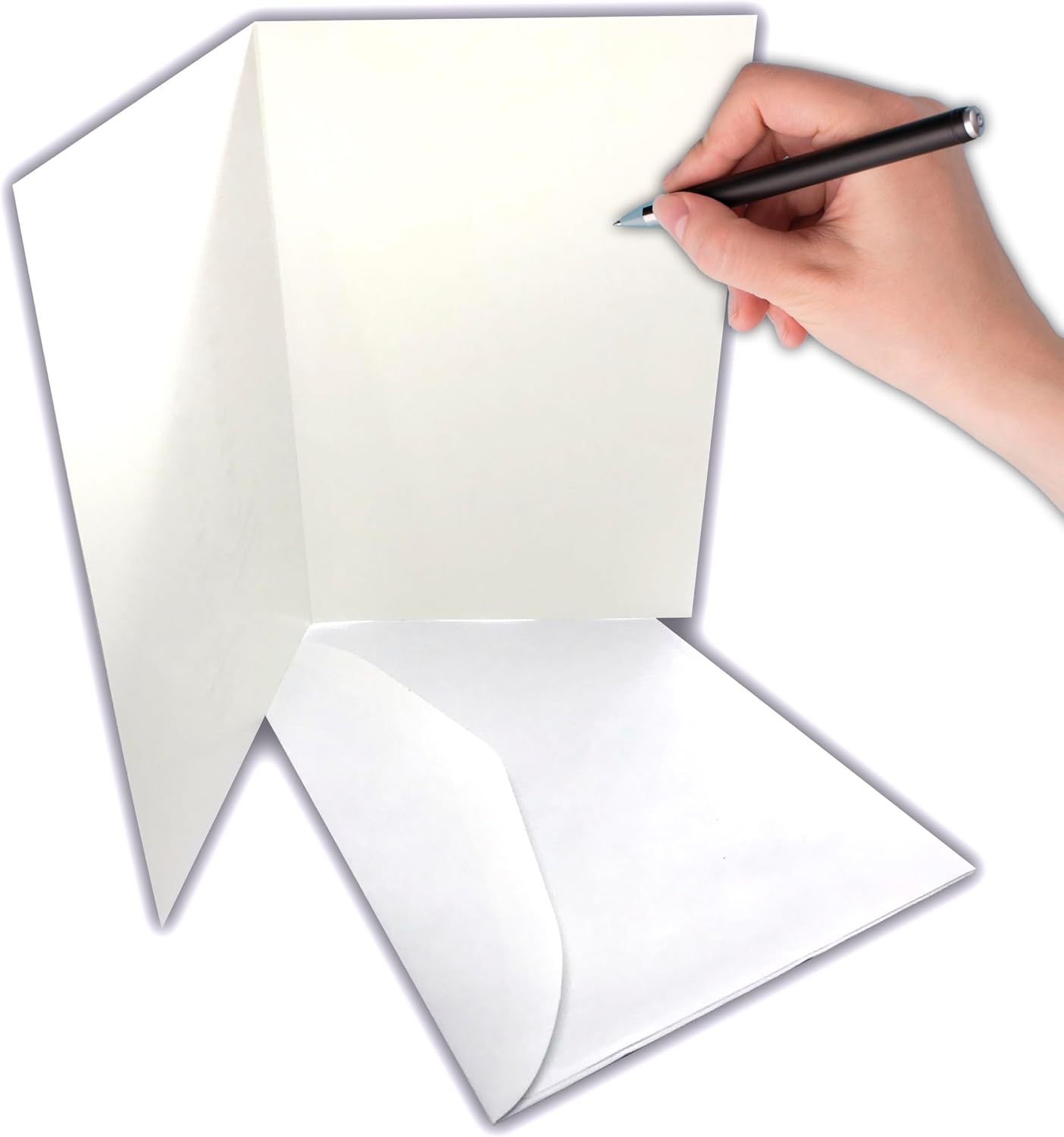 Thumbnail 4 de AFIE 69-8047 SC condoleancekaart met eucalyptusillustratie en envelop