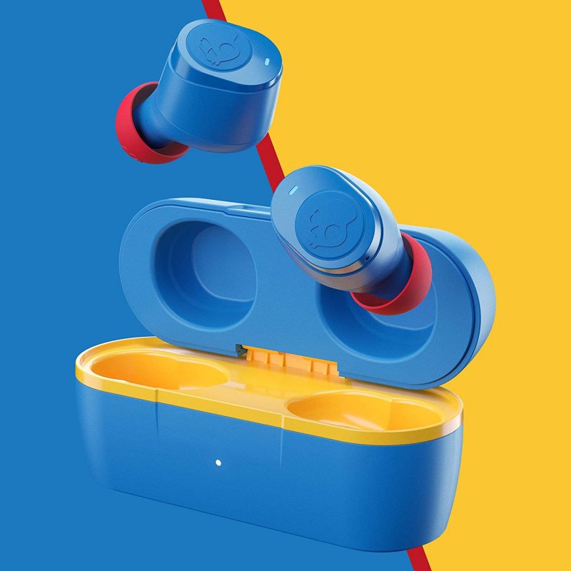 Thumbnail 2 de Skullcandy Jib True Wireless: auriculares Bluetooth sin cables en azul/amarillo