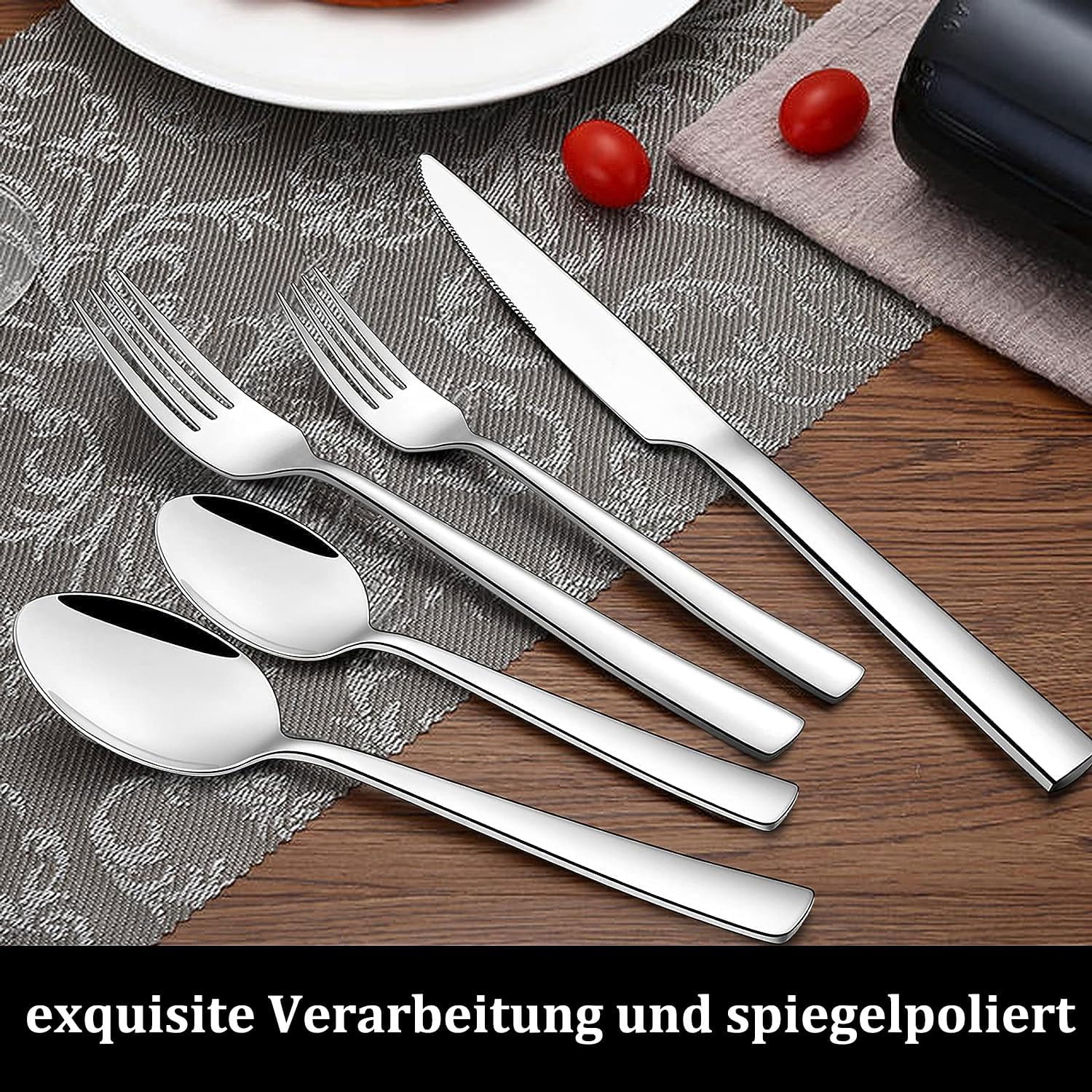 Detalle de Besteck Set für 12 Personen 60-teilig