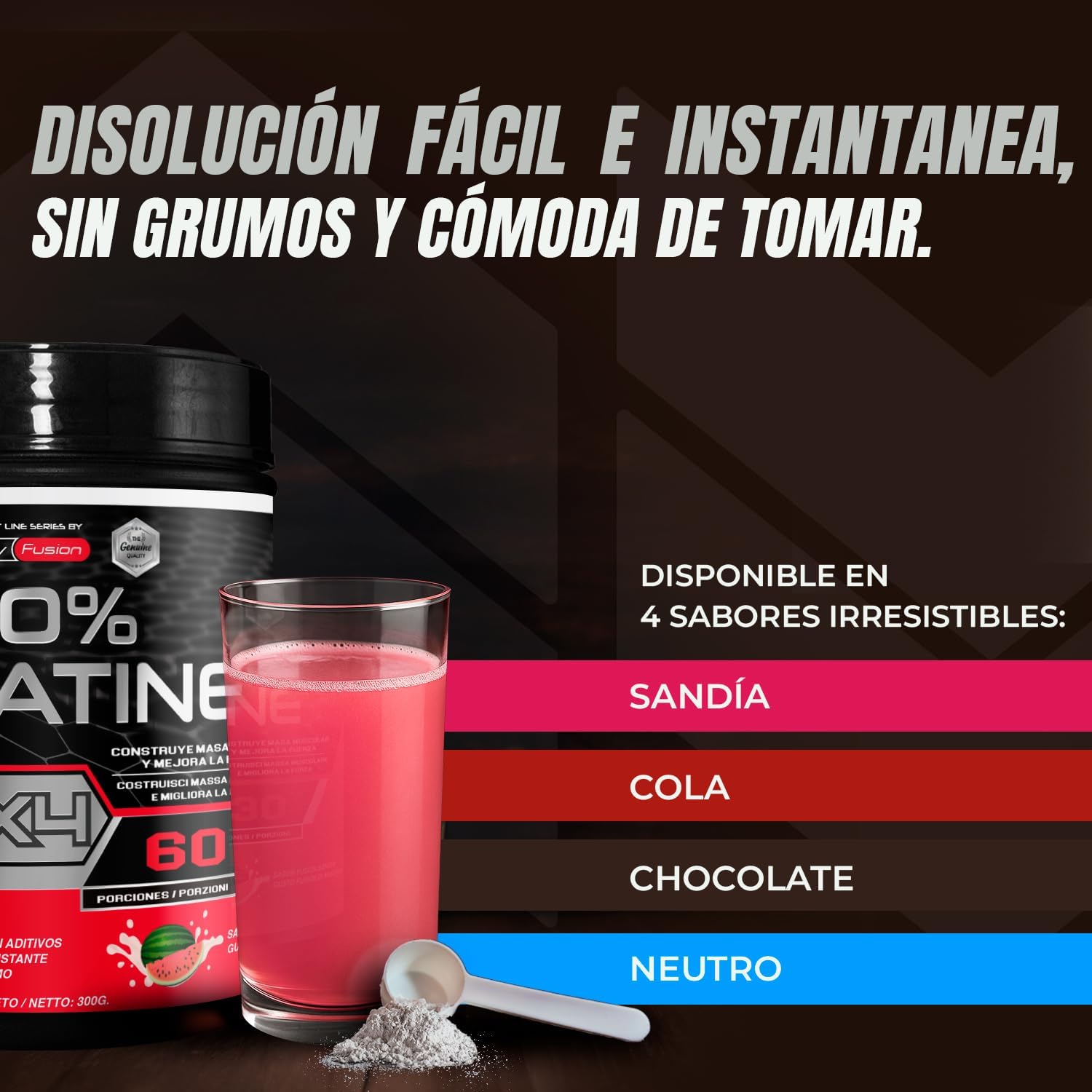 Thumbnail 4 de Healthy Fusion Creatina Monohidrato 10 g