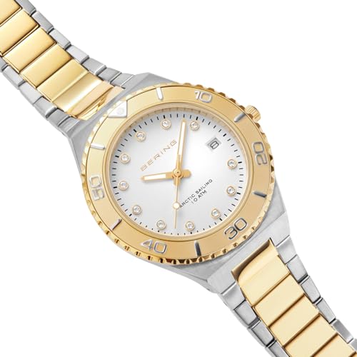Thumbnail 2 de BERING 18936-710 – Orologio da donna in acciaio inox IP argento/oro, 36 mm, vetro zaffiro, 10 ATM