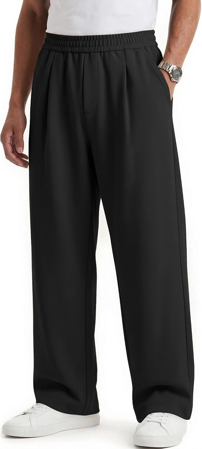 Detalle de COOFANDY Men's Open-Bottom Sweatpants