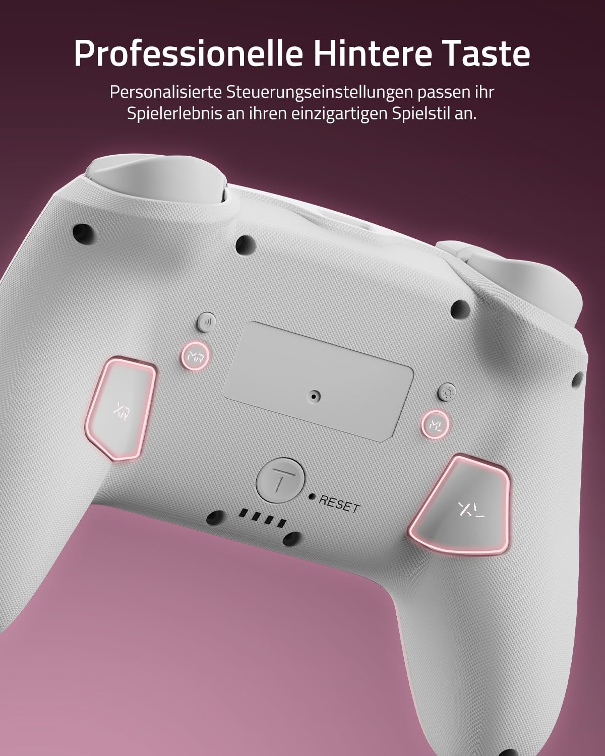 Detalle de PALPOW Switch 2 Pro Controller Wireless – Katzenpfote Rosa, kompatibel mit Switch 2/OLED/Lite
