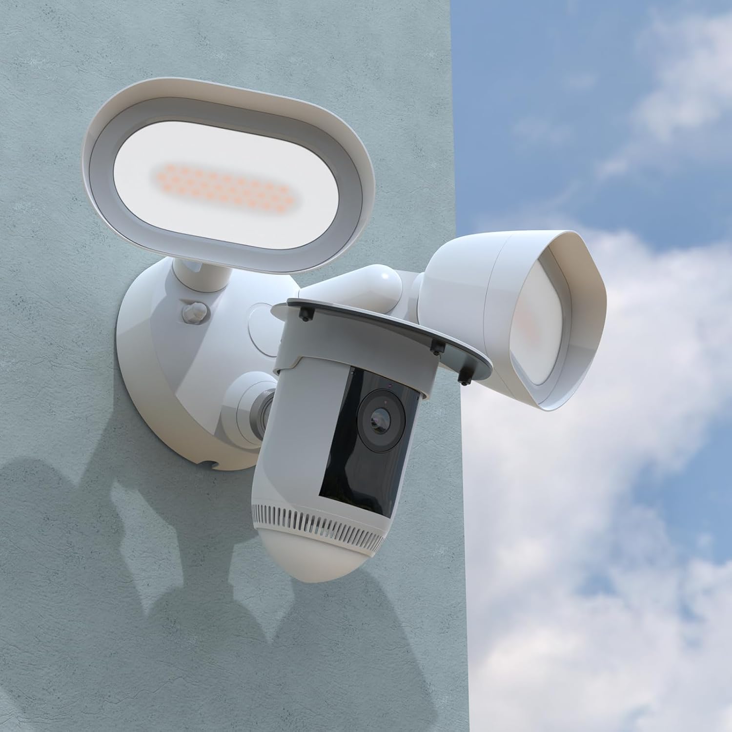 Detalle 2 de TIUIHU Protective Cover for Ring Floodlight Cam Wired Pro (Outdoor Rain Cover) – White