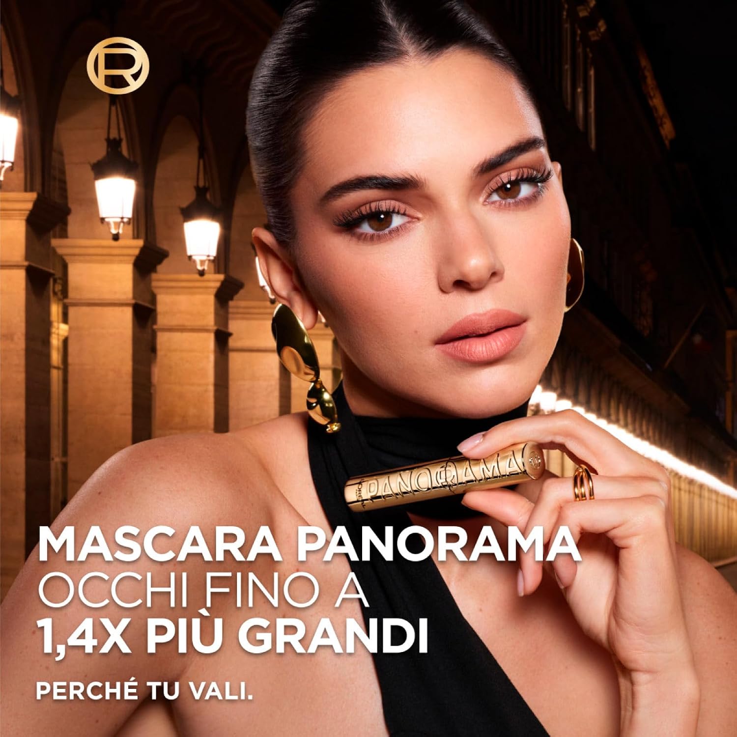 Detalle 2 de L'Oréal Paris Panorama Mascara Volumateur Colour Black – Coffret de 2 mascare avec Stretchflex