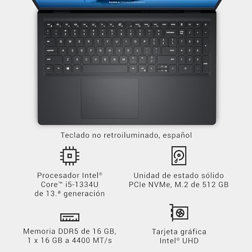 Thumbnail 9 de DELL 15 DC15250: Portátil 15,6" FHD 120 Hz con i5-1334U, 16 GB RAM y 512 GB SSD