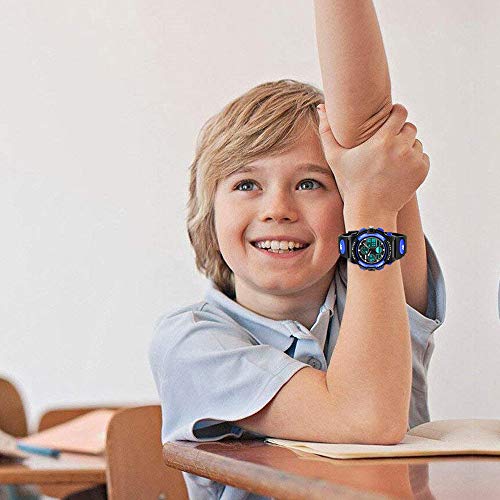 Thumbnail 1 de Hikidye Sport Watch for Boys (Ages 3–12): Waterproof LED Wristwatch with Alarm and Chronograph