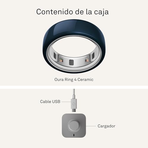 Thumbnail 7 de Oura Ring 4 Ceramic Midnight (Talla 8) — Kit de tallaje para averiguar tu talla