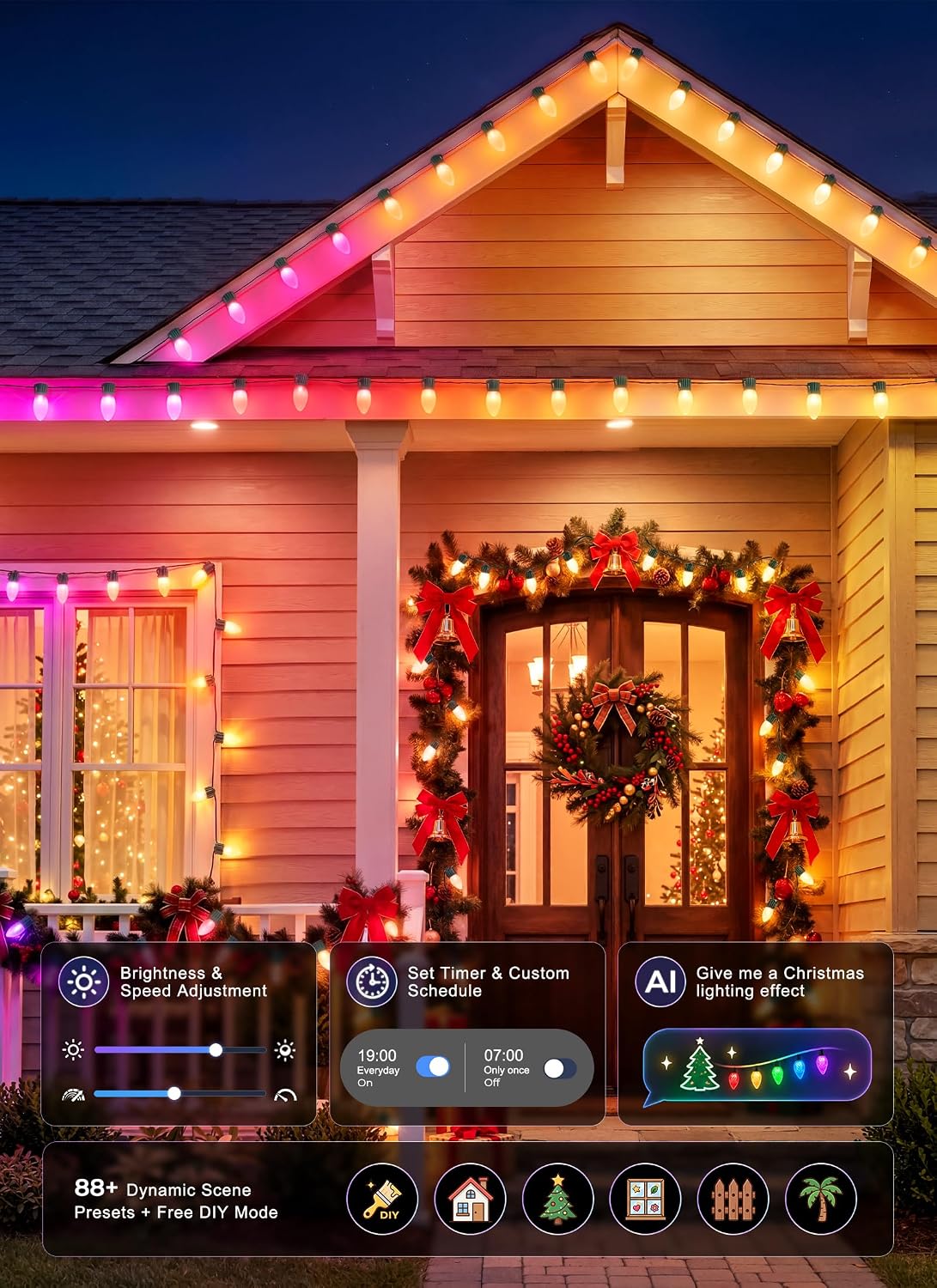 Detalle 2 de C9 Christmas Lights, 100 LEDs