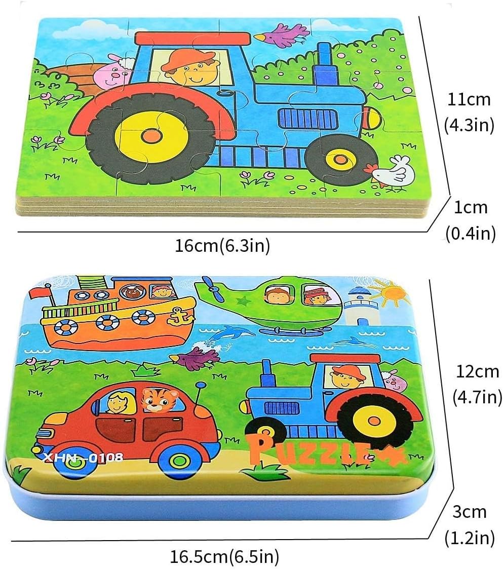 Detalle 2 de BBLIKE Puzzle per bambini 4 livelli 🧩