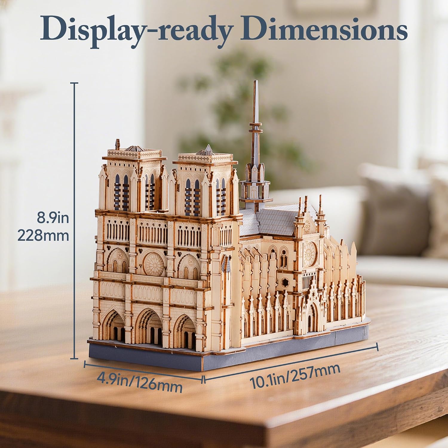 Thumbnail 5 de ROBOTIME Notre Dame 1:460 Wooden Model