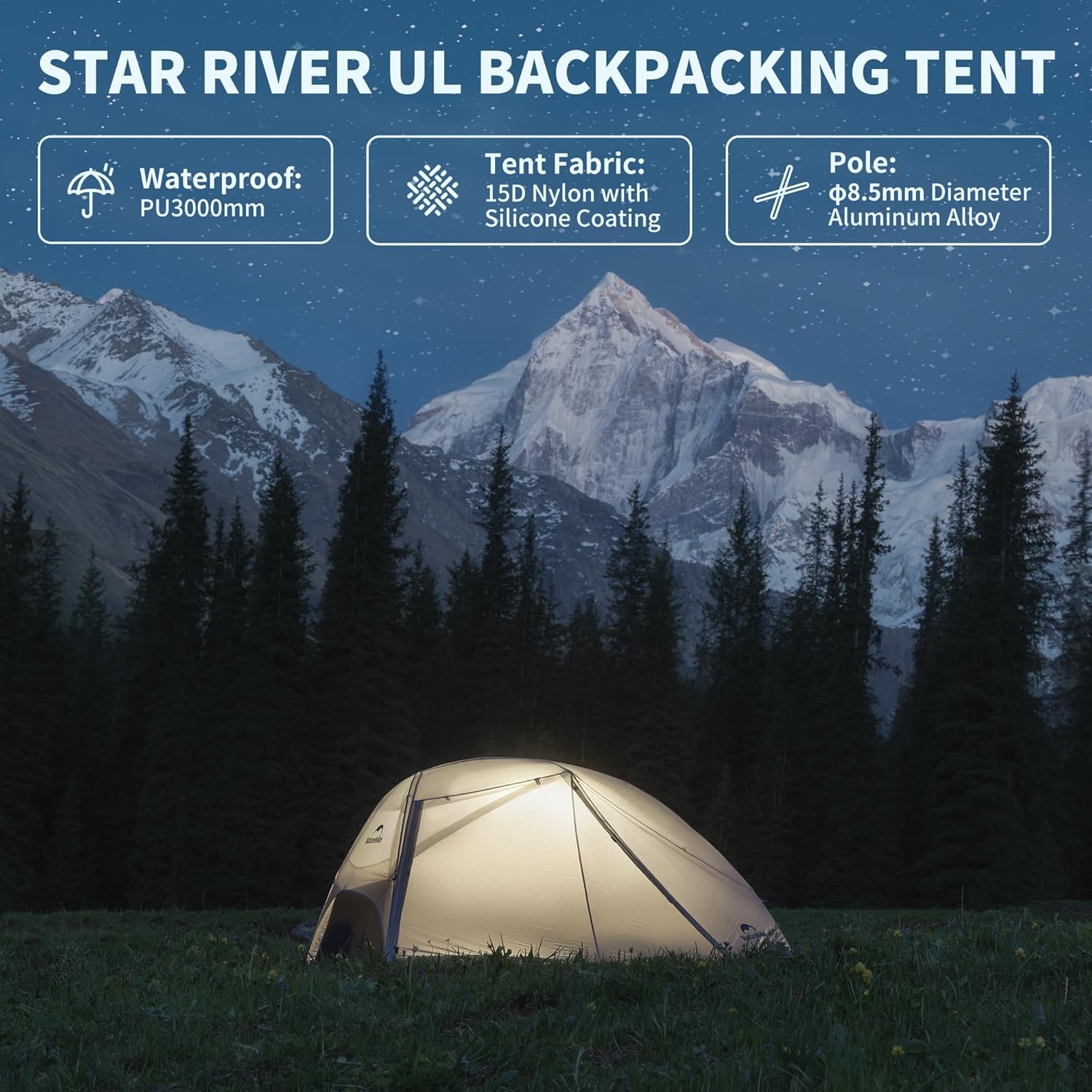 Thumbnail 4 de Naturehike Star River UL 2 Persone: Tenda Doppio Strato Ultralight per Backpacking