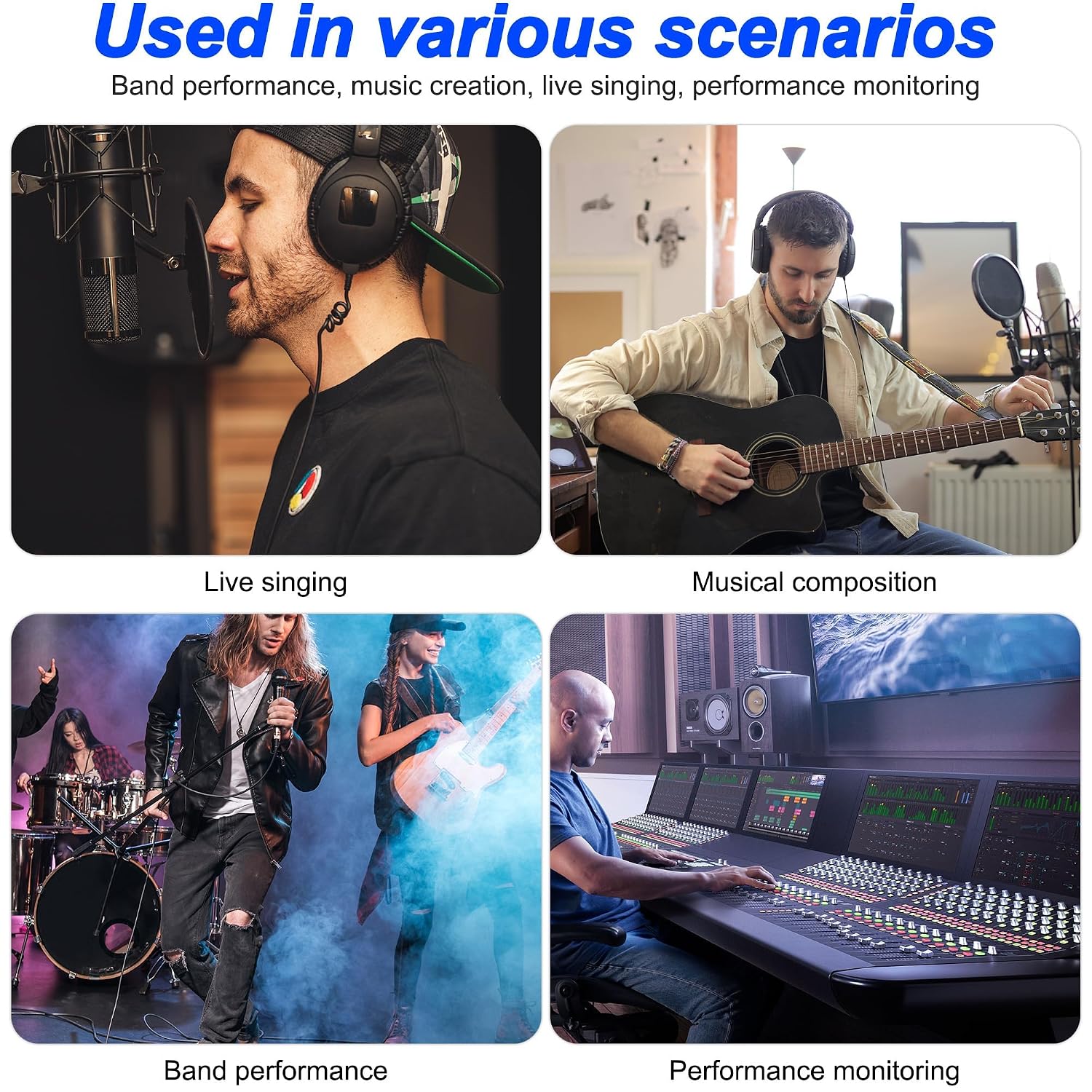 Thumbnail 6 de XMSJSIY Portable In Ear Monitor Amplifier: Compact, Durable Audio for Keyboardists, Drummers and Guitarists