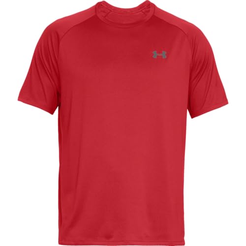 Detalle de Under Armour UA Tech 2.0 SS Tee – Leichtes Kurzarm-Trainingstop aus 100% Polyester