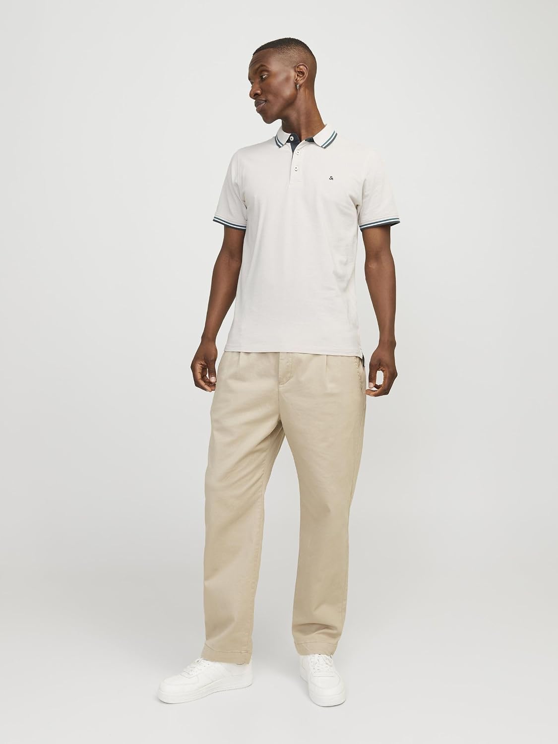Detalle 2 de Jack & Jones Herren Polo JJepaulos Ss Noos – Polohemd im 1er Pack