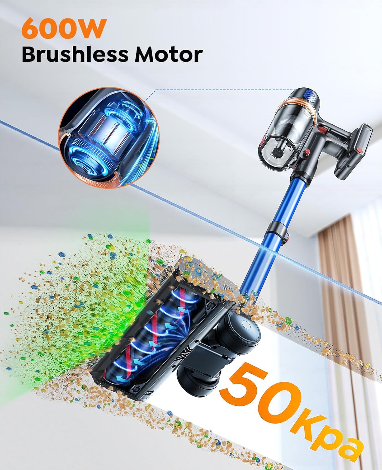 Thumbnail 1 de Cordless Vacuum Cleaner 50KPA 65Mins 🧹