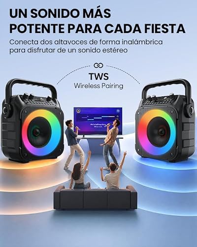 Thumbnail 7 de Karaoke Wowstar: Máquina Karaoke para Adultos con 2 Micrófonos Inalámbricos