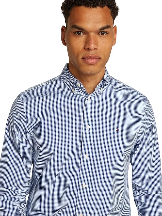 Detalle de Tommy Hilfiger Camisa Flex Poplin Gingham S