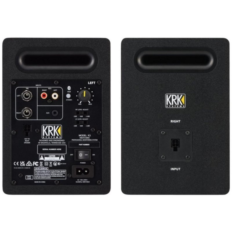 Thumbnail 3 de KRK KREATE 3 Bluetooth 65W Bass Reflex – Monitor de Estudio activo en pareja