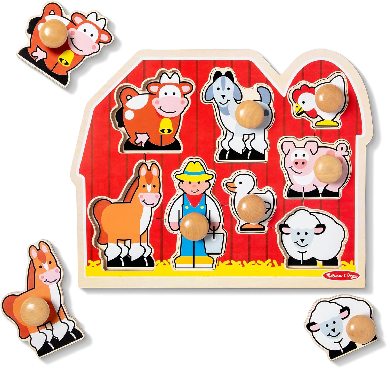 Detalle 2 de Melissa & Doug Puzzle in Legno 8 pezzi