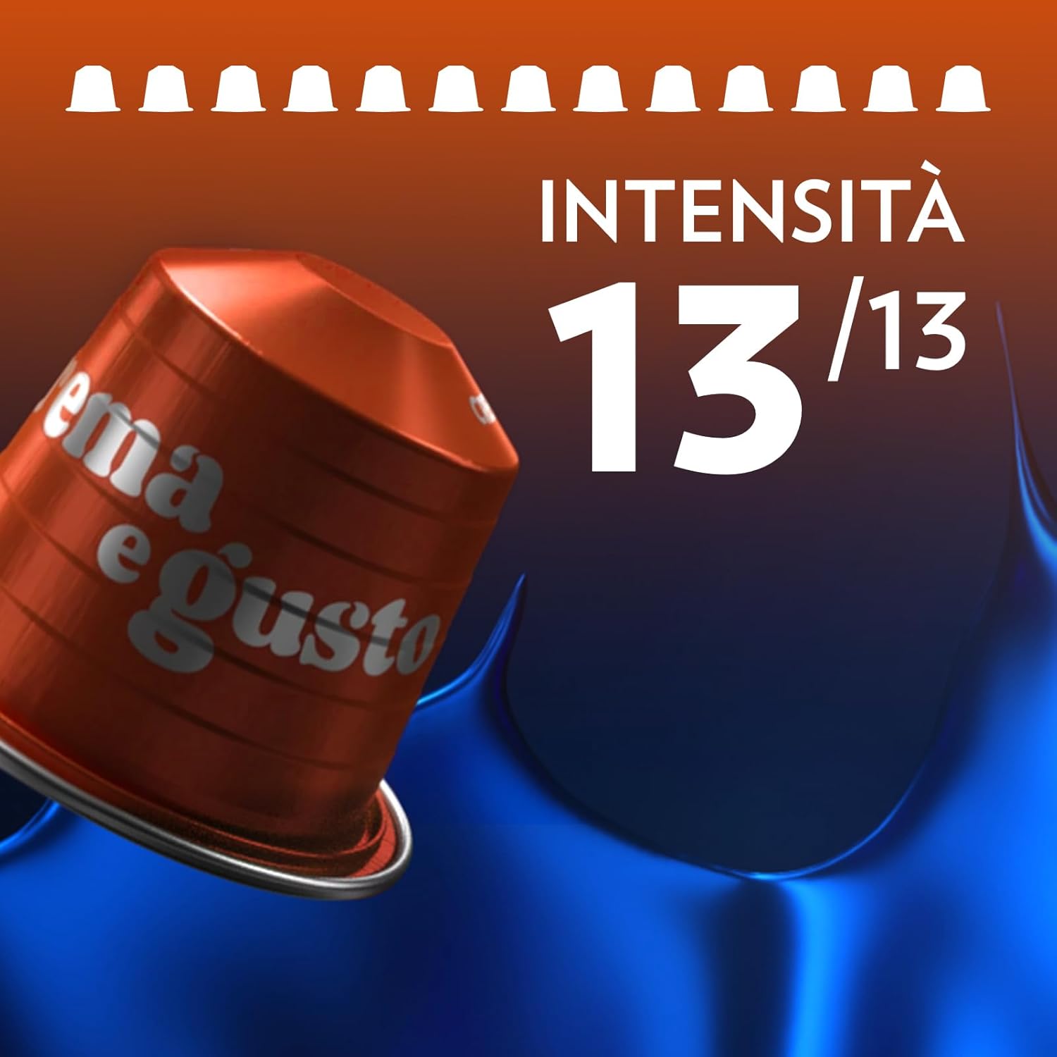 Thumbnail 3 de Lavazza Crema e Gusto Forte Capsule Compatibili Nespresso Original, 100 Capsule Alluminio - Intensità 13/13
