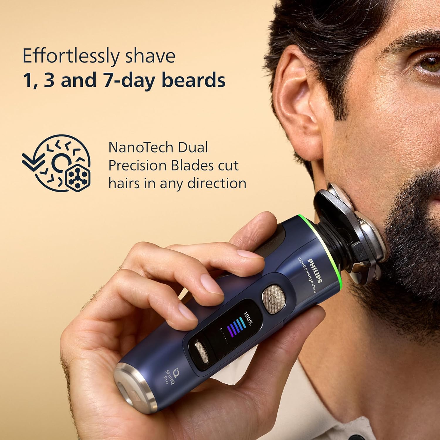 Thumbnail 4 de Philips Shaver i9000 Prestige Ultra XP9401/38 (Wet & Dry) with SkinIQ Pro and Triple Lift & Cut