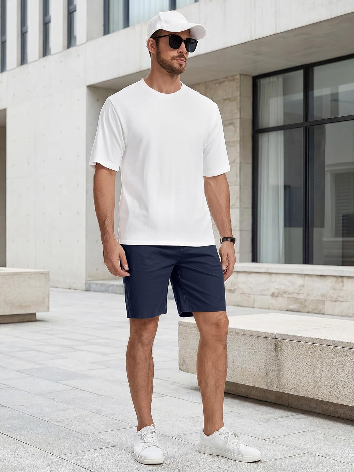 Thumbnail 3 de StylSense Kurze Hosen Herren Sommer – Leichte Baumwolle Cargo Shorts mit Taschen