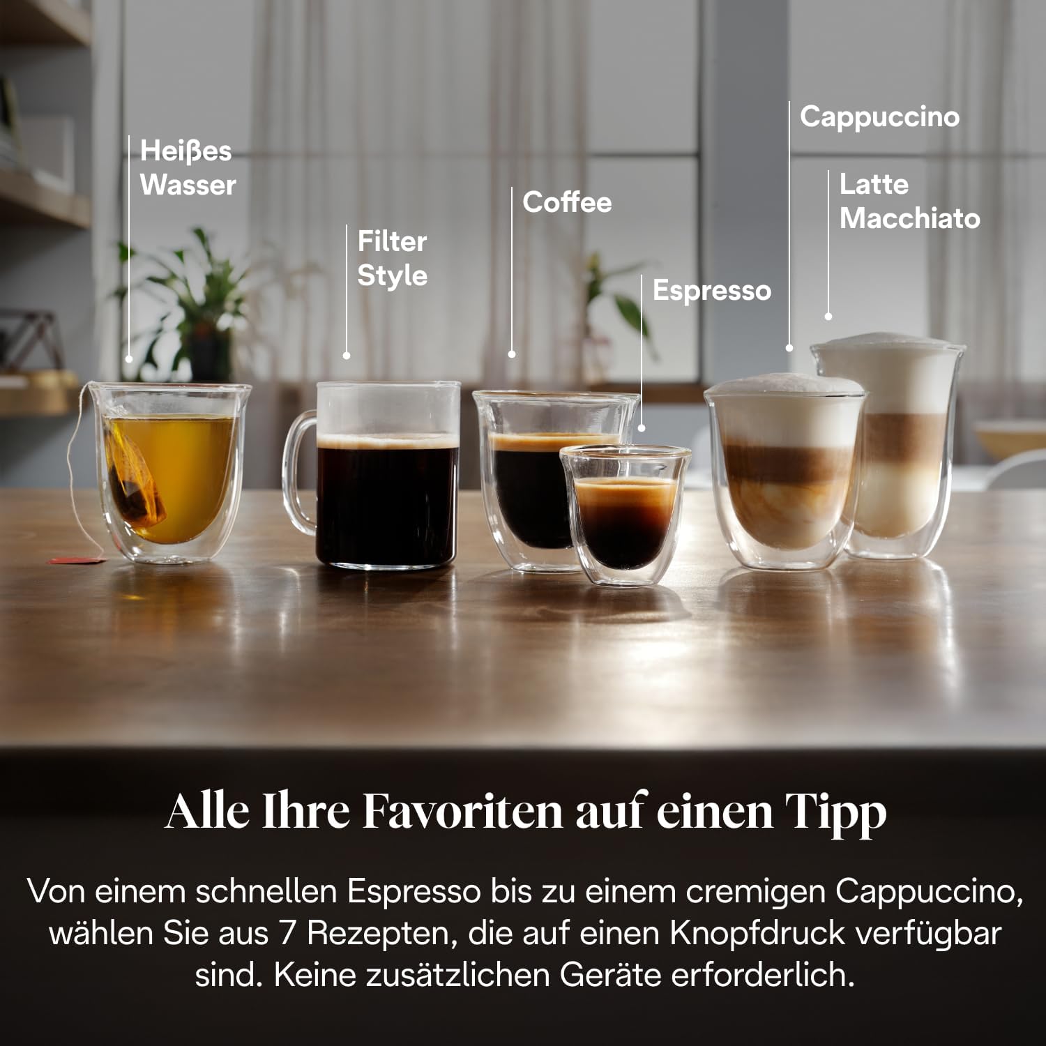 Detalle de De’Longhi Magnifica Evo ECAM292.81.SB – Kaffeevollautomat mit One-Touch-Getränken, Cappuccino & Espresso