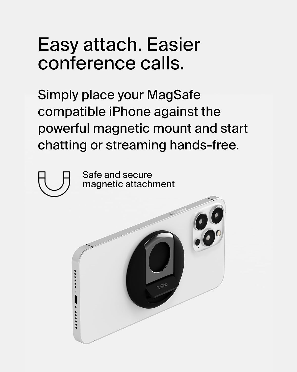 Detalle de Belkin MagSafe iPhone camera mount