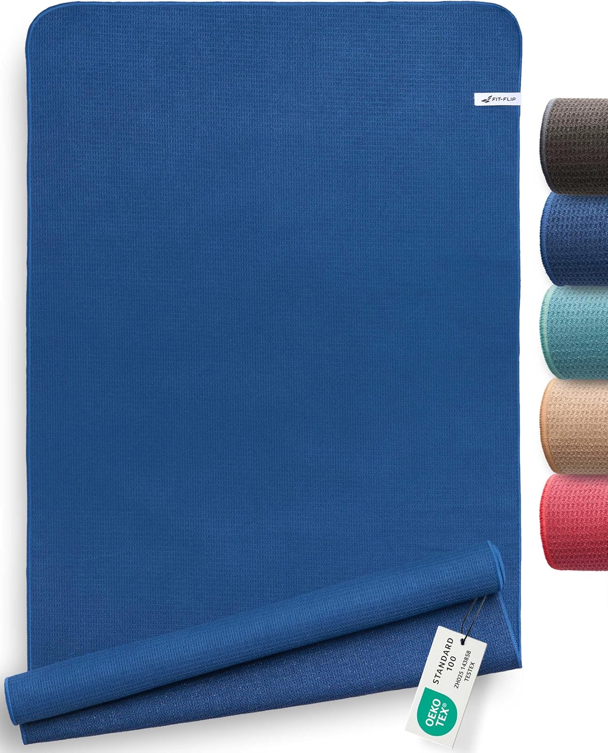 Fit-Flip Serviette de Yoga antidérapante