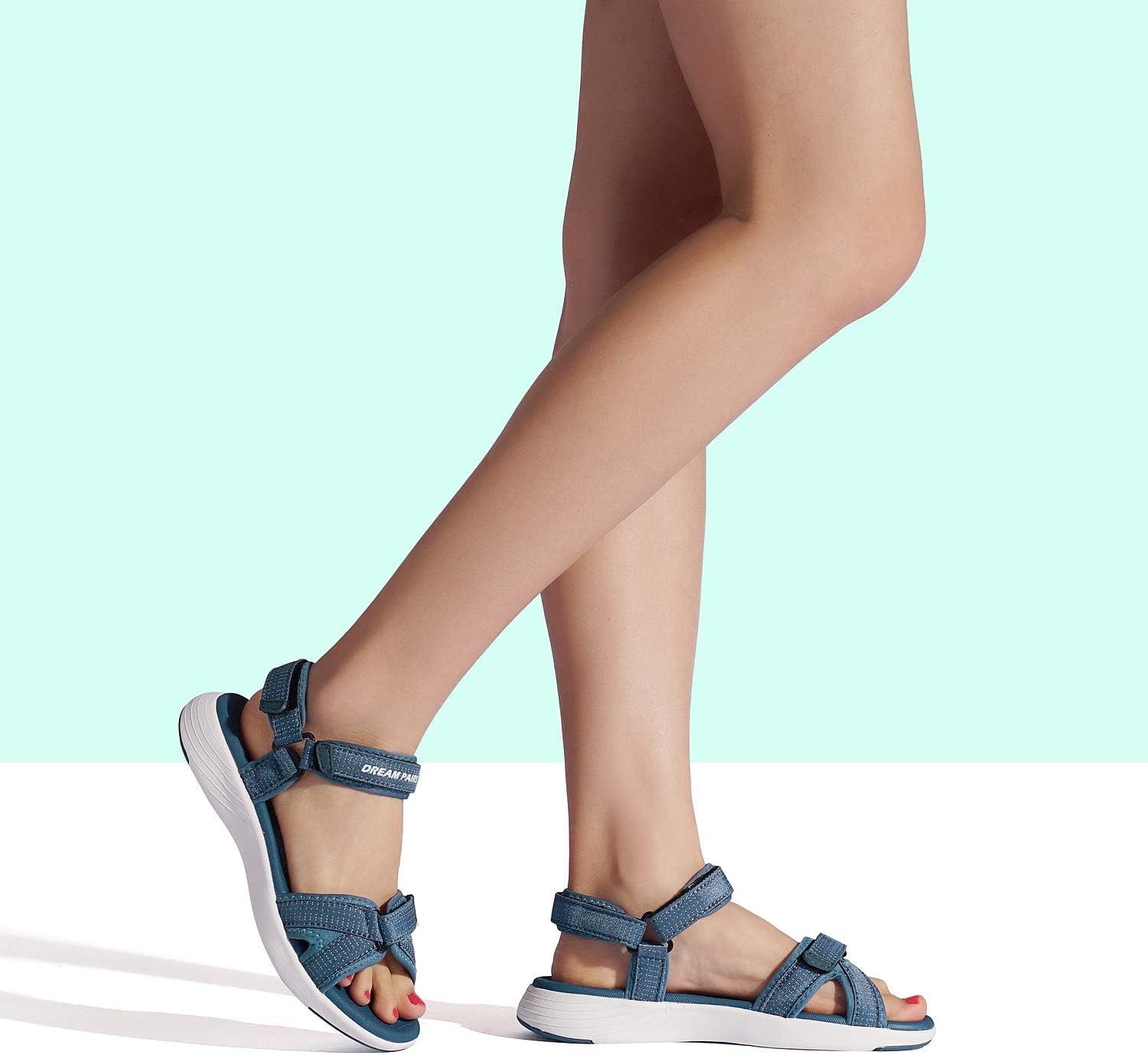 Detalle de DREAM PAIRS Sandali Sportivi da Donna con Plantare EVA: leggerezza, comfort e supporto per outdoor