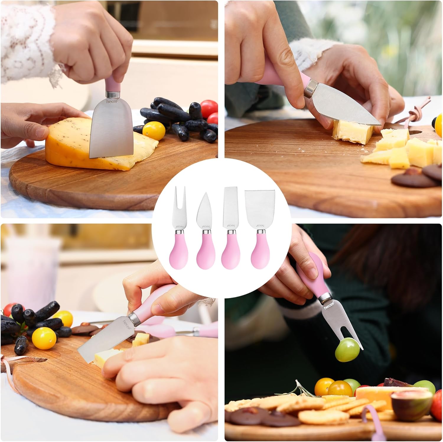 Thumbnail 6 de hecef 7pcs Cheese Board Set 12x10.3 in 💝