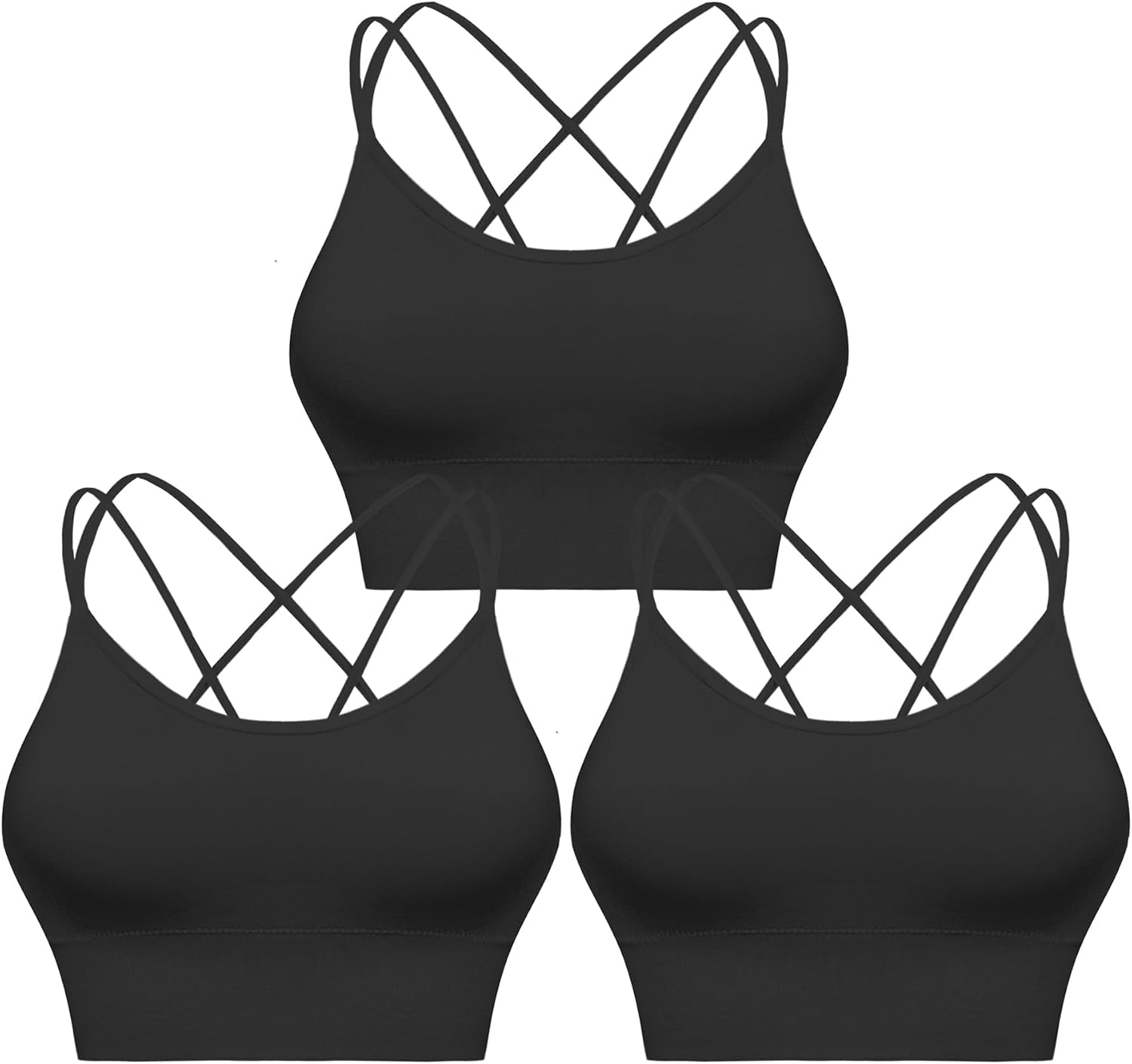 Sykooria Sport BH Damen Gepolstert Bustier