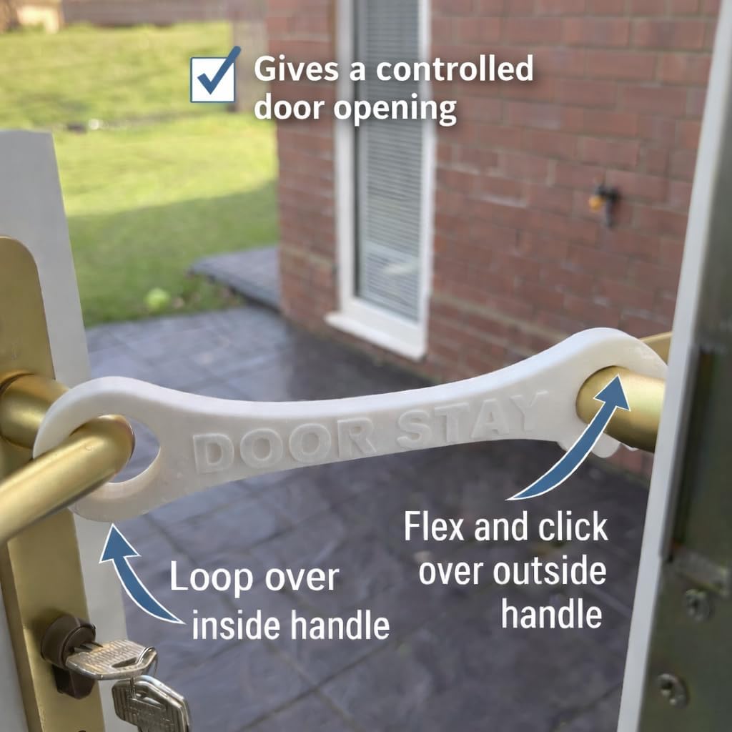 Thumbnail 6 de Door Stay Door Stopper, 20cm opening gap