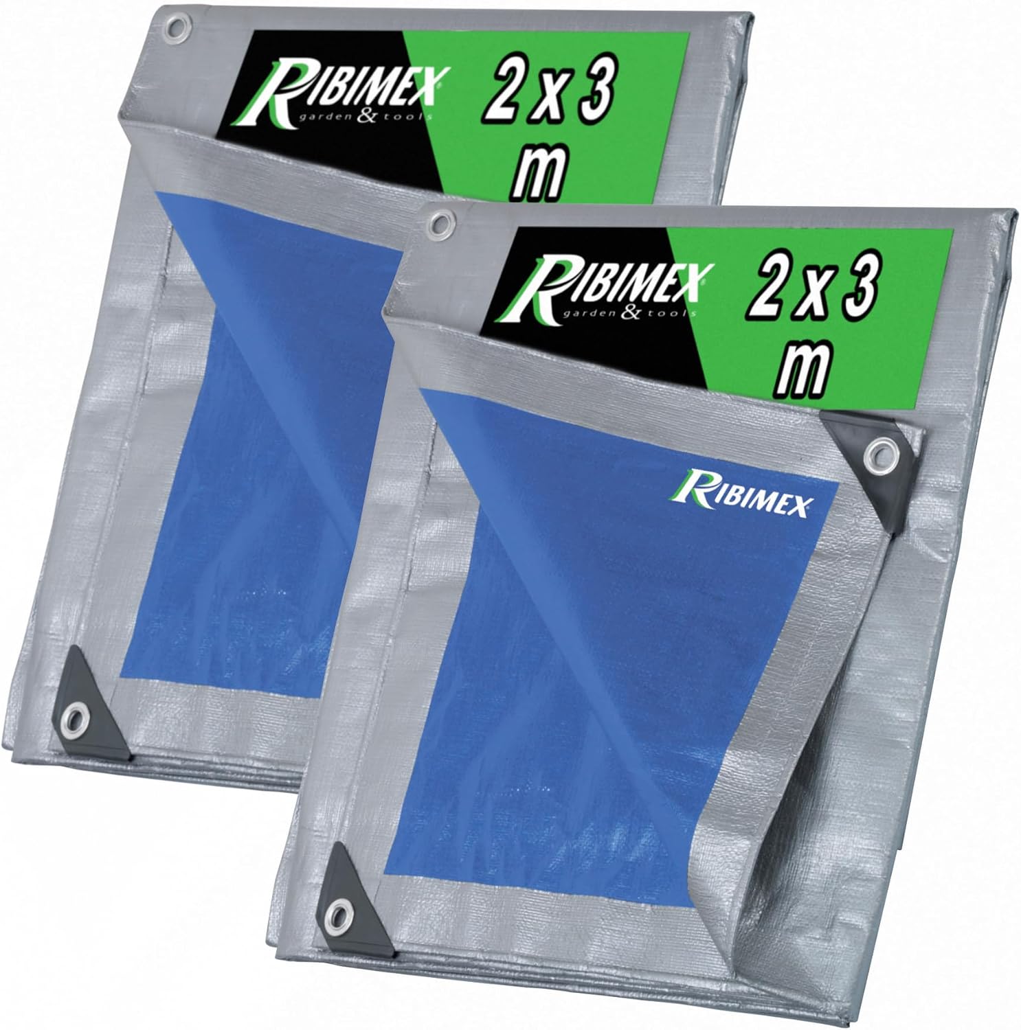 Thumbnail 6 de Ribimex Telone Impermeabile per Esterno PRO 5x8 m – Protezione affidabile in polietilene 250 g/m² con occhielli in alluminio